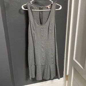 Banana Republic Fitted Gray Dress